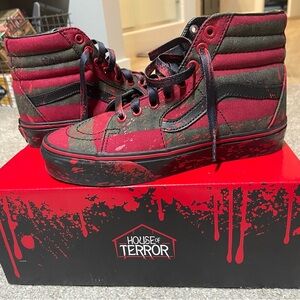 Vans x Freddy Krueger Nightmare on Elm St
House of Terror Sk8 Hi Sneakers